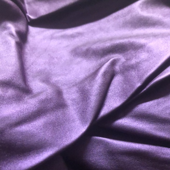 Purple leather pants - Picture 3 of 3